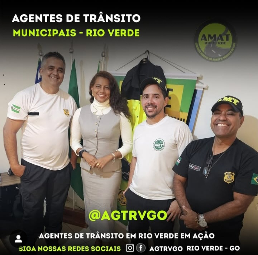 Agência Municipal de Trânsito recepciona presidente do Cetran Goiás