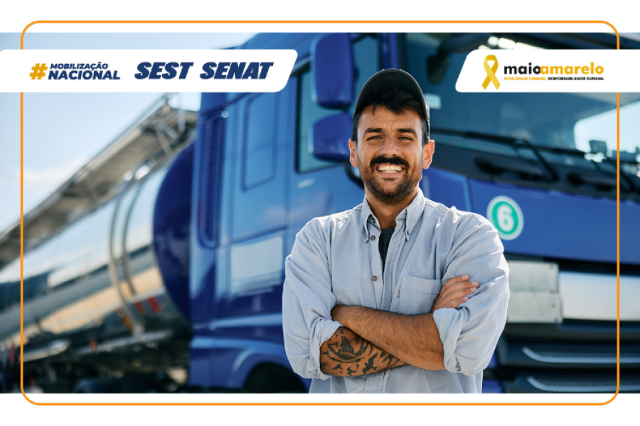 SEST SENAT promove mobilização nacional em alusão ao Maio Amarelo
