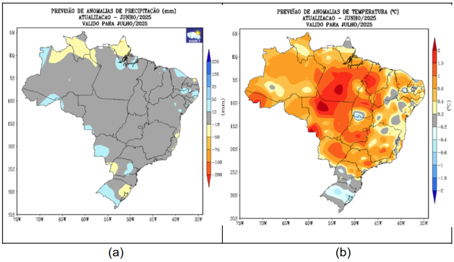 Julho: como será o clima no Brasil?