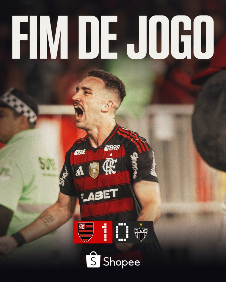 Flamengo vence o Galo e é o novo líder do Campeonato Brasileiro