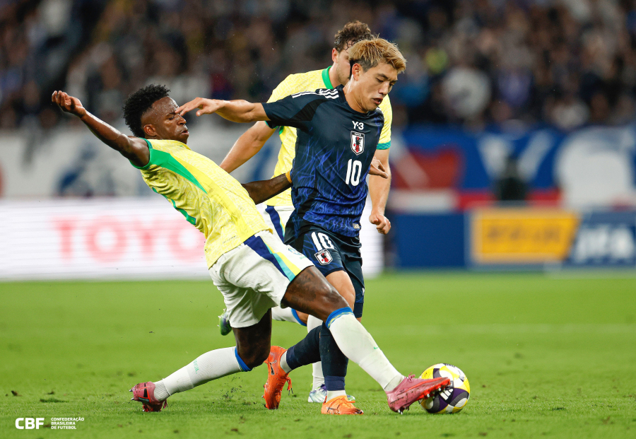 Brasil é superado pelo Japão no Estádio de Tóquio