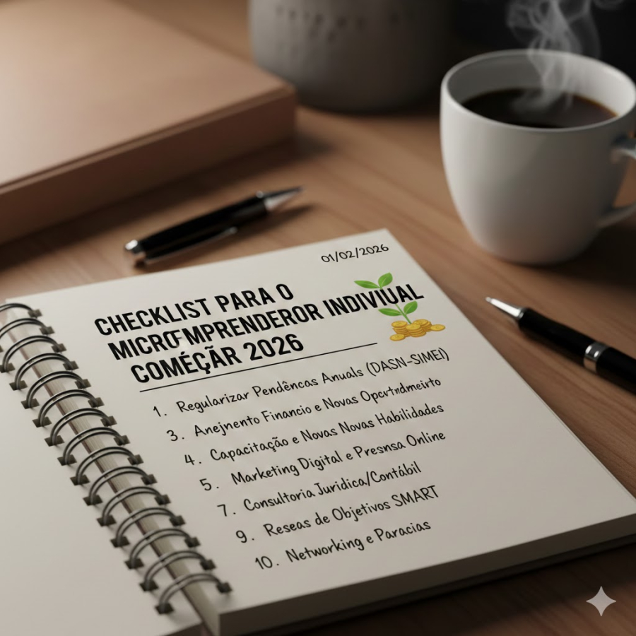 Checklist para o Microempreendedor Individual começar 2026 com tudo em dia