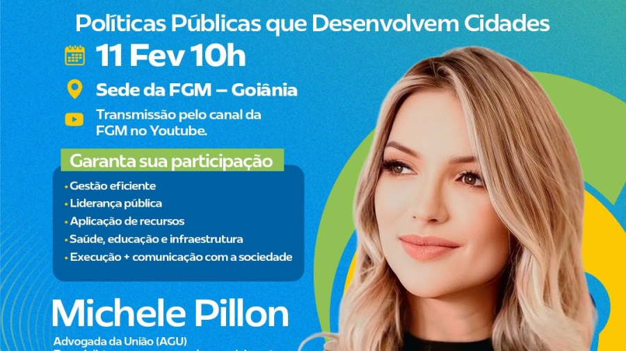 FGM promove palestra sobre políticas públicas e desenvolvimento urbano em Goiânia