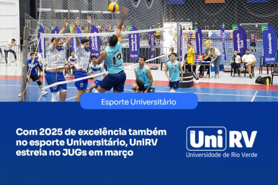 Esporte e educação superior caminham juntos na UniRV