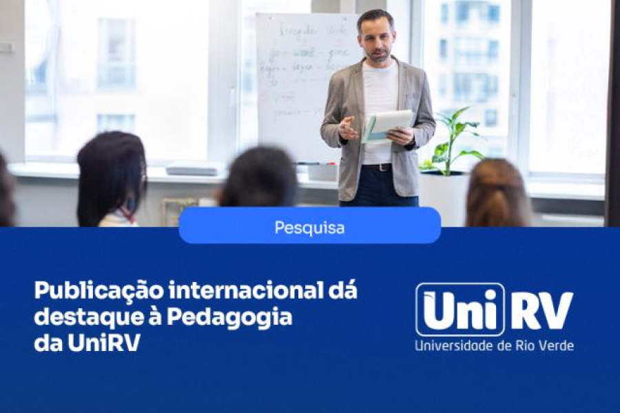 Professor da Pedagogia da UniRV publica artigo em revista internacional