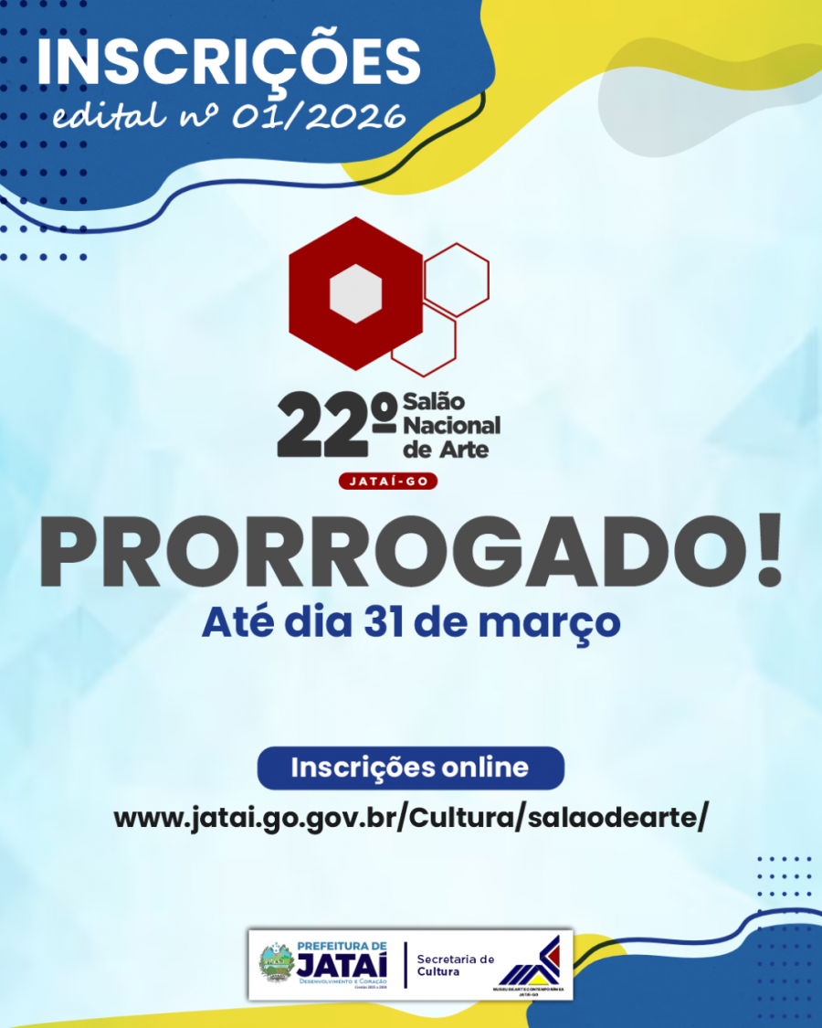 22º Salão Nacional de Arte: inscrições prorrogadas até o dia 31 de março