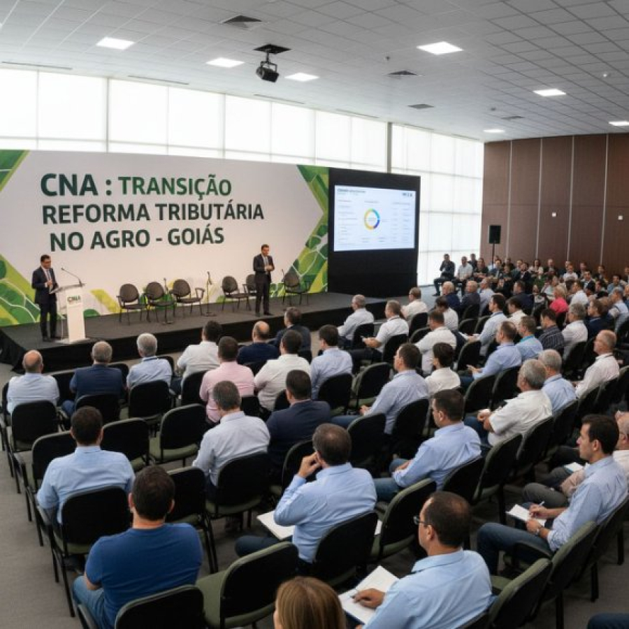 CNA fala de transição da reforma tributária no agro durante encontro em Goiás