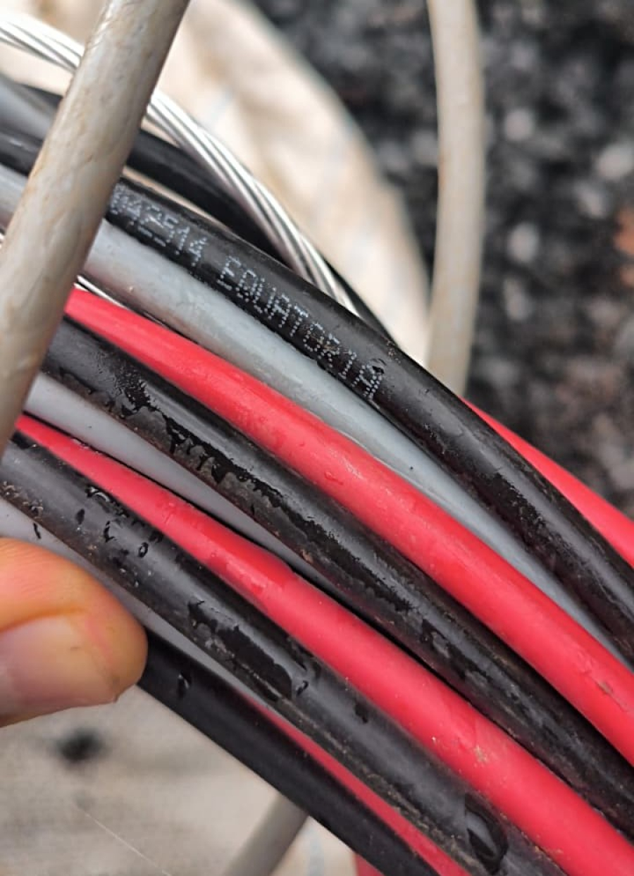 PM e Equatorial Goiás recuperam quase uma tonelada de fiação furtada