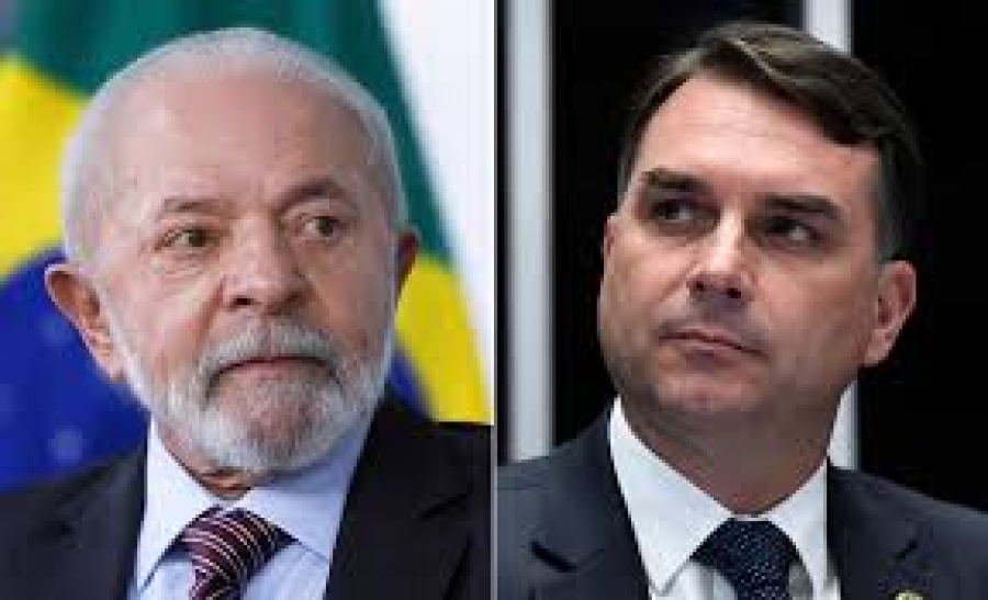 Flávio Bolsonaro (PL) e Luiz Inácio Lula da Silva (PT) disputarão o segundo turno das eleições presidenciais de 2026