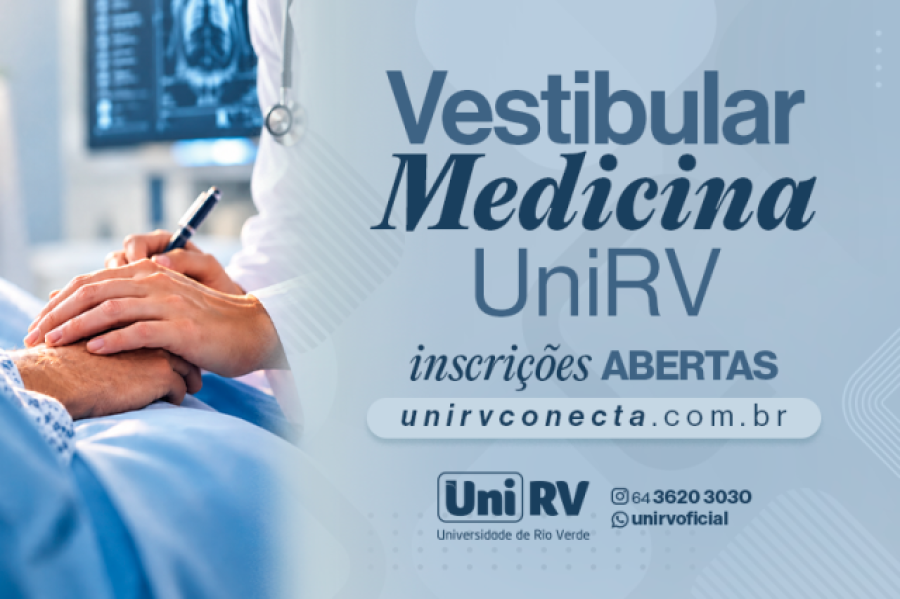 UniRV abre inscrições para Vestibular de Medicina 2027/1